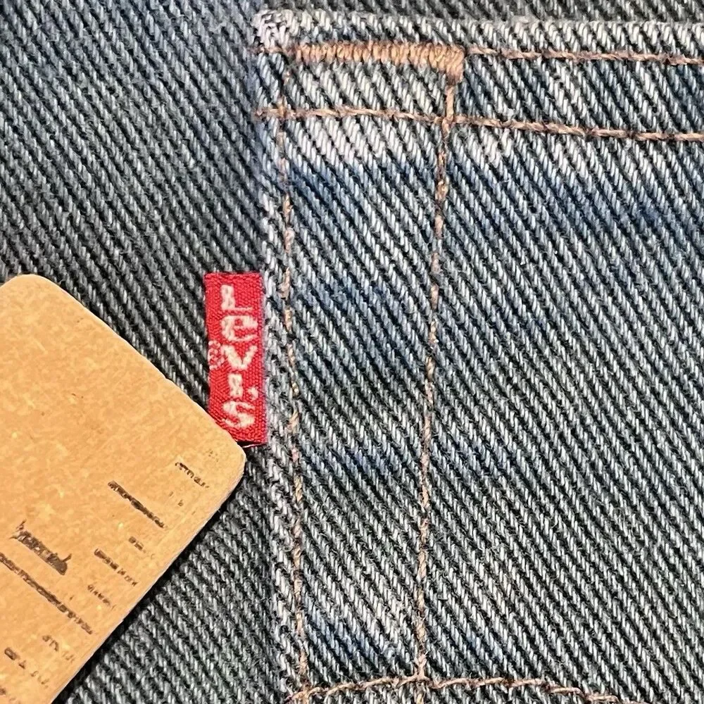 Vintage Men’s Levi’s 560 Jeans 30x31.5 Green Tapered USA Made 80s Baggy Cotton
